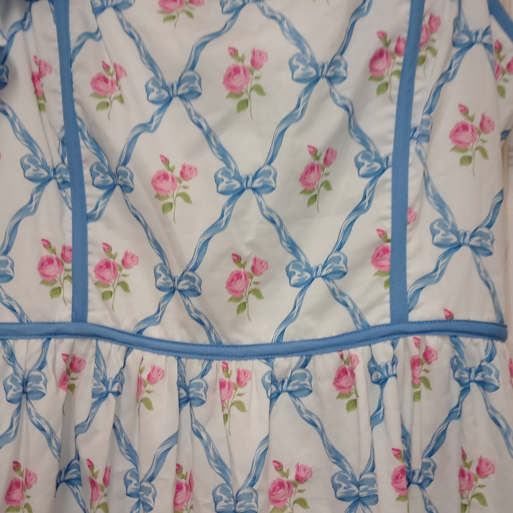Entro Floral Blue and White Sundress - Picture 6 of 8